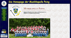 Desktop Screenshot of musikkapelle-poing.de